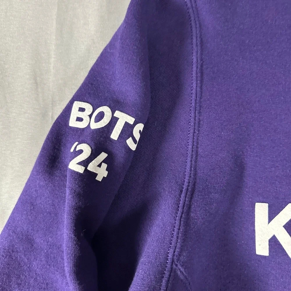 Russell Athletic Mens Small‎ Sweatshirt Kellogg Robot Purple BOTS 24